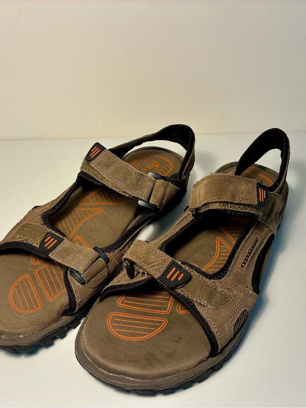 Omega Men's Brown Outdoor Sport Sandals with Adjustable Straps